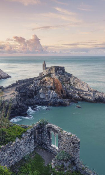 Fotografia del promontorio di portovenere